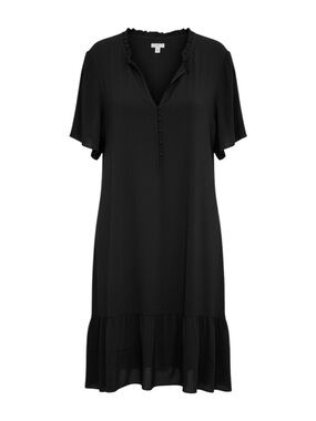 🖤 Timeless J.Jill Black Short Sleeve Dress — Size L — Flattering & Versatile